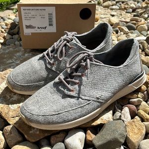 Reef Rover Low TX Grey Heather Lace Up Sneakers Tennis Shoes Women’s Size 8.5